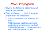 WWII: Propaganda Posters