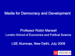 Media for Democracy and Development