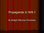 WWI Propaganda propaganda_in_ww_i