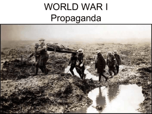 WORLD WAR I WEB QUEST