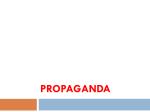WWI Propaganda / Microsoft PowerPoint 97