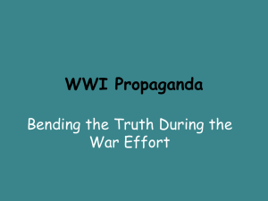 WWI Propaganda