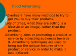 Food Advertising - Mr. Potter`s Wikispace