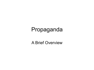 Propaganda - MsKteachesEnglish