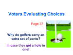 Voters Evaluating Choices