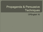 Di`s Copy Propaganda & Persuasion Notes