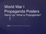 World War I Propaganda Posters - TJ