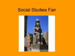 Social Studies Fair