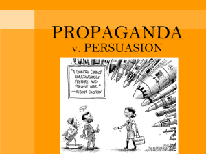 Propaganda PPT - ENGLISH 10 and HONORS ENGLISH 10