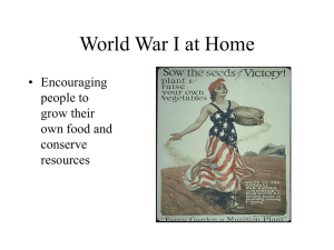 World War I at Home