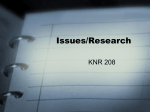 Issues/Research