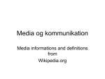 Media og kommunikation