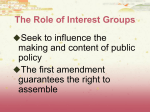 Difference between political parties and interest groups
