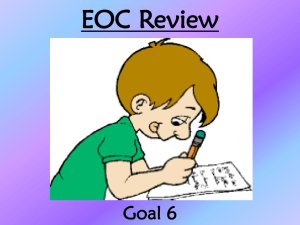Goal 6 Review PPT