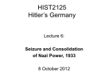 HIST2125 Hitler`s Germany