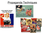 Persuasion and Propaganda Techniques