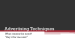 Advertising Techniques