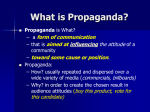 to view your Propaganda PowerPoint
