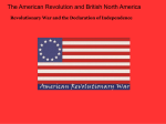Revolutionary War and the Declaration of Independence