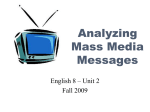 Analyzing Mass Media Messages