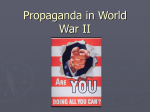 Propaganda in World War II - Sonoma Valley High School