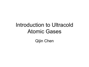 Ultracold Atomic Gases