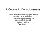 consciousness on slides - Faculty Web Sites at the