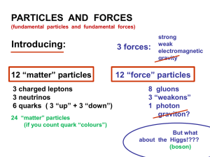 PARTICLE PHYSICS - STFC home | Science & Technology