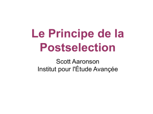 The Postselection Principle