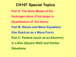 CH107 Special Topics