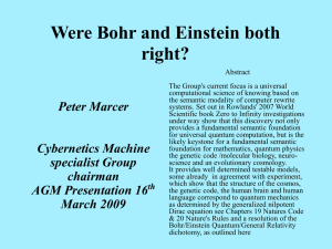 Were Bohr and Einstein both right