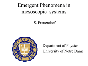 Emergent structures