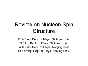 Review on Nucleon Spin Structure