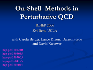 On-Shell Methods in Perturbative QCD