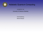 AdiabaticQC - University of California, Berkeley