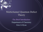 Multichannel Quantum Defect Theory