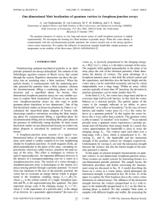 One-dimensional Mott localization of quantum vortices in Josephson-junction arrays