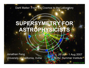 SUPERSYMETRY FOR ASTROPHYSICISTS