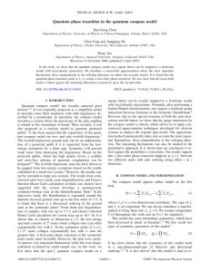 Quantum phase transition in the quantum compass model Han-Dong Chen