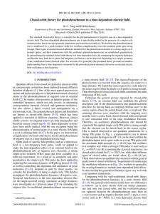 Closed-orbit theory for photodetachment in a time-dependent electric field Robicheaux