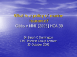 What is a policy of marine insurance? Gibbs v MMI [2003