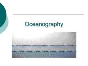 Oceanography