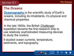 Ch. 15 Oceanography PowerPoint