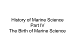 Marine Science a Modern Perspective