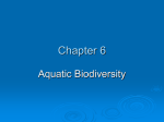 Ch 6 - Aquatic Biodiversity