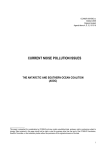 CURRENT NOISE POLLUTION ISSUES THE ANTARCTIC AND SOUTHERN OCEAN COALITION (ASOC)