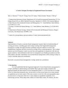 A Tool to Navigate Overlaps in Fragmented Ocean Governance