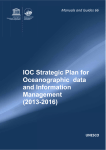 IOC Strategic Plan for Oceanographic  data and Information Management
