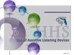 Use of Assistive Listening Devices - Florida Department of Children
