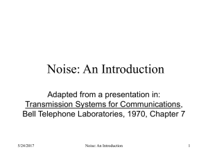 Noise: An Introduction